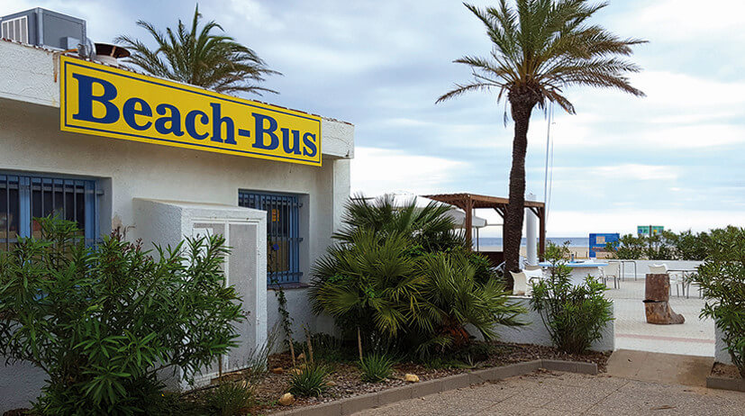 View of BEACH BUS