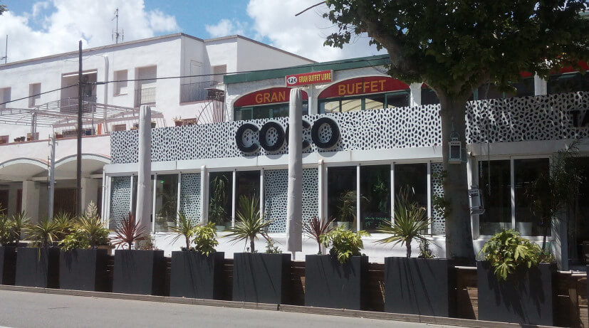 View of COCO tapas lounge bar